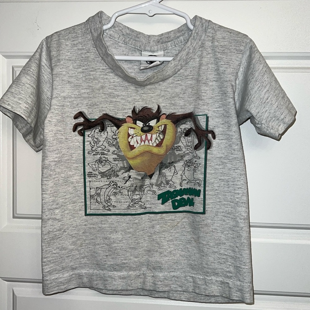 Vintage Looney Tunes Tazmanian Devil kids t shirt